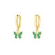 Butterfly Earrings 14K Yellow Gold